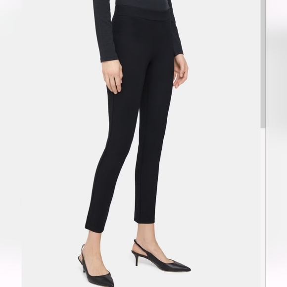 THEORY Shawn C fixture pointe Leggings black size M - Picture 2 of 15